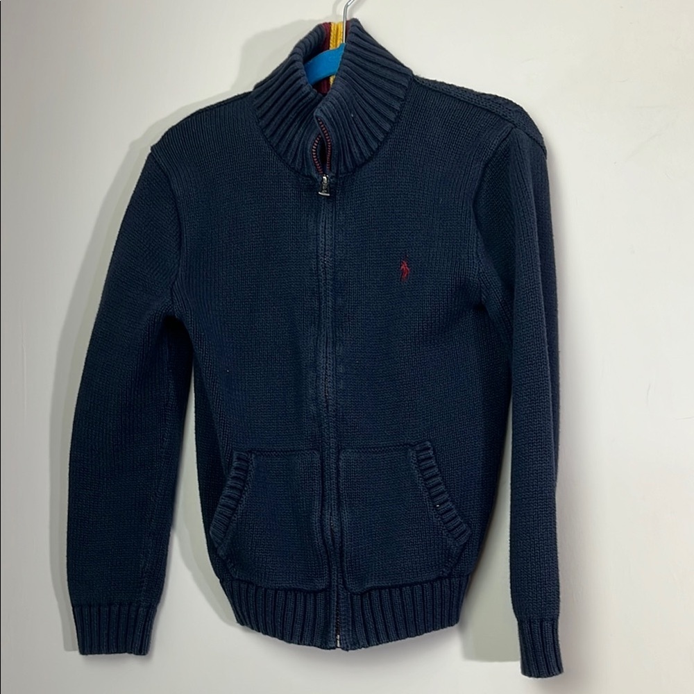 Polo Ralph Lauren knit zip up sweater